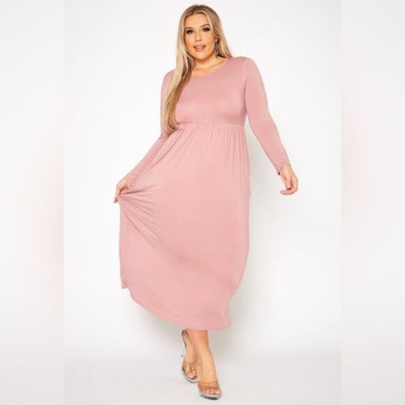 BELLATRIX Long Sleeve Maxi Dress Size 1X - Picture 1 of 7